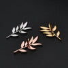 Men's Lapel Brooches, Olive Branch Accessory Pins, Stainless Steel Accessories, Gift Jewelry - Image 6