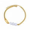 Stainless Steel Colorful Boho Drops Anklets For Women Zircon Cross Beads Anklet Double Chain Summer Beach Jewelry Gift - Image 13