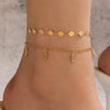 Boho Anklet Foot Colorful Beads Chain Summer Bracelet Heart Pendant Charm Anklet Sandals Barefoot Beach Foot Bridal Jewelry - Image 11