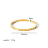 Crystal Star Stainless Steel Bangles for Women Jewelry Bracelets Party Accessories - Image 22