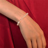 Colorful Crystal Bead Bracelet with Elastic Rope - Image 2