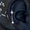 1 Pcs Excalibur Demon Sword Ear Studs, Steel Wing Helix Conch Ear Piercing Jewelry, Anti-allergic Cartilage Earring - Image 12