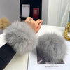 Fox Fur Cuff Arm Warmer Lady Bracelet Fur Wristband Glove Fox fur Cuffs Wrist Warmer - Image 5