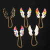 Pride Wings Enamel Pins Butterfly Wings Tassel Chain Brooch Metal Feather Lapel Pin Suit Coat Breastpin Women Men's Accessories - Image 1