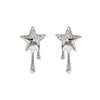 Sparkling Zircon Lava Star Geometric Stud Earrings For Women Girls Minimalist Creative Birthday Jewelry Gifts - Image 2