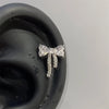 1pcs Quality Shiny Cross Zircon 316L Stainless Steel Ear Bone Nail Y2K Style Silver Color Earring for Women Cochlear Accessories - Image 35