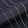1.2mm Silver Color Stainless Steel Snake Bone Chain Necklace For Women Simple Chain Choker Titanium Steel Jewelry Gift - Image 5