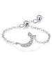Silver Simplicity 26 Letters Zircon Ring For Women Engagement Wedding Jewelry - Image 51