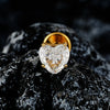 Titanium 16G Heart CZ Threaded Labret 3mm/4mm/5mm CZ Cartilage Tragus Helix Nose Stud Piercing Jewelry - Image 4