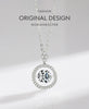 Modian 925 Sterling Silver Sparkling Luxury Pendant Necklace Link Chain Movable Zirconia Wedding Engagement Jewelry For Women