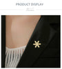 Stainless Steel Snowflake Brooch Pin in Gold-Tone or Silver-Tone - Image 16