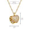 French Shell Pearl Necklace For Women Gold Color Stainless Steel Zircon Love Heart Clavicle Chain Choker Wedding Jewelry - Image 6