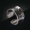 Retro Soyombo Mongolian Ring For Men Silver Color Punk Gothic Open Ring Handmade Jewelry Unisex Accessories Lovers Gift - Image 5