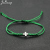 Colorful Woven Rope String Bracelet Boho Cross Charm Bracelets for Women Girls Handmade Jewelry Lucky Gift - Image 9