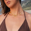 Starfish Shell Initial Necklace Gold Plated Stainless Steel Charm Necklaces Surfer Girl Summer Beach Gift - Image 2