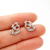 Stainless Steel Twelve Zodiac Animals Stud Earrings Jewelry Cow Pig Dog Rabbit Earrings Chinese Year Gift - Image 5