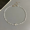 Seed Bead Choker Necklace with Imitation Pearl Details in Multiple Styles - Image 1