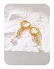 Yachan Stainless Steel Hoop Earrings for Women Baroque Pearl Charms Drop Earring Jewelry - Image 10