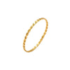 Chic Stackable Thin Twisted Overlapping Curve Stainless Steel Rings Vintage Plaid Layering Statement Jewelry - Image 10