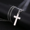 Stainless Steel Cross Pendant Necklace Punk Hip Hop Jewelry Gift for Women Men Boys Girls Link Chain Charm Cool - Image 6