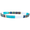 Tile Bead Stretch Bracelet in Multiple Color Patterns - Image 11
