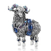 Classic Rhinestone Sheep Brooches for Women Unisex Zodiac Animal Pins Casual Party Jewelry Accessories Gifts - Image 7
