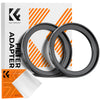 Step Up Ring Aviation-grade Aluminum Filter Adapter Ring 2-pack Cleaning Cloth Lens Ring for ND Cpl UV Lenses Filter - Image 36