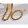 Stainless Steel Chain Necklace Hip Hop Metal Gold Color Geometric Punk Women Anniversary Gift Accessories - Image 3