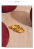 Size 678 White Green Zirconia 4 Layered Stacked Ring Golden Pvd Plated Stainless Steel Jewelry Accessories - Image 21