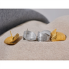 Stainless Steel Geometric Unusual Stud Earrings Prevent Allergy Simple Metal Gold Pvd Plated Jewelry Gift - Image 4