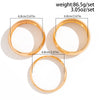 Glossy Metal Stacking Bangle Set 3 Pieces - Image 7
