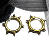 Punk Spike Rivet Hoop Earrings For Women Men Ear Studs Stainless Steel Gothic Hip Hop European and American Earring Jewelry Gift - Image 7