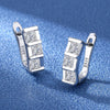 Silver Woman Jewelry Blue Pink White Purple Crystal Zircon Selling Earrings - Image 7