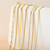 Stainless Steel Chain Necklace in Paperclip Box or Twisted Link Styles - Image 2