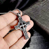 Vintage Nordic Celtic Knot Pattern Cross Necklace Pendant for Men Stainless Steel Chain Jewelry Amulet Necklace - Image 26