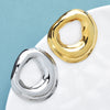 Stainless Steel Circle Brooches For Women Unisex 2-color Easy-match Casual Party Brooch Pins Gifts - Image 4
