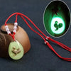 Chinese Style 12 Zodiac Pendant Necklaces Luminous Crystal Animal Necklace Man Woman Adjustable Red Rope Chain Jewelry Gift - Image 9