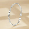 Silver Bangles Bracelets for Women Adjustable Hollow Bells Ball Bracelets Party Charm Jewelry - Image 7