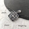 Nautical Compass Pendant Necklace Punk Retro Compass Pendant Gold Plated Stainless Steel Jewelry Gift - Image 7