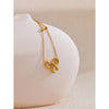 Stainless Steel Bowknot Bow Necklace Pendant Gold Pvd Plated Stain Less Metal Jewelry Gift - Image 5