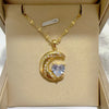 Elegant Style Heart shaped Pendant Necklace Hollow Design Mother's Day Gift Party Suitable for Friends Without Box - Image 19