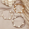 Handmade Braided Rope Bracelet for Women and Men Vintage Jewelry Freshwater Pearl Gift - Image 2