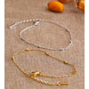 Thin Stainless Steel Cubic Zirconia Chain Bracelet Bangle for Women Summer Delicate Aesthetic Chic Wrist Jewelry Recommend - Image 2