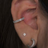 Titanium 16G Double Layered Zircon Nose Clicker Segment Clicker Ring Helix Cartilage Nose Ring Piercing Body Jewelry - Image 20