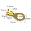 20pcs M4 M5 M6 M8 Terminal Copper Ring Lugs Open Barrel Wire Crimp Connectors 4.2MM 5.2 6.2 8.2 10.2 for 0.5-4mm2 - Image 7
