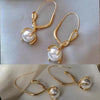 Metal Twisted Line Vintage Imitation Pearl Earrings Elegant Dangle Earrings Design Women Jewelry Accessories - Image 5