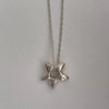 Simple Star Hollow Choker Necklace Pendant Neck Jewelry Accessories Women Men's Party Chain Necklace - Image 1