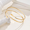 Simple Upper Cuff Arm Bracelet for Women, Geometric Armband Bangles Adjustable Jewelry - Image 5