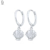 Silver Needle Vintage Shell Pendant Hoop Earrings Women's Pearl Conch Gold Earrings Jewelry Gifts - Image 7