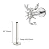 Titanium 16G Scorpion Labret Stud Flatback Zodiac Earring Tragus Cartilage Helix Piercing Body Jewelry - Image 18